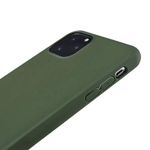 MANLENO iPhone 11 Pro Case, Slim Fit Full Matte Skin Case 1.5mm Thick Soft Flexible TPU Cover Case for iPhone 11 Pro 5.8 inch (Hunter Green)