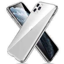 Load image into Gallery viewer, MANLENO iPhone 11 Pro Max Case Clear Protective Bumper Drop Proof Heavy Duty Flexible Phone Case Cover for Apple iPhone 11 Pro Max (Crystal Clear)