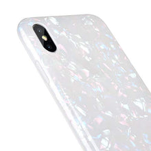 Load image into Gallery viewer, iPhone Xs Max Case,iPhone Xs Max Phone Case, Manleno Slim Fit Colorful Pearly Lusture Cover Case Protective Flexible TPU Silicone Rubber Case for iPhone Xs Max 6.5&quot; (Pearl White)