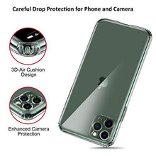 Load image into Gallery viewer, MANLENO iPhone 11 Pro Max Case Clear Protective Bumper Drop Proof Heavy Duty Flexible Phone Case Cover for Apple iPhone 11 Pro Max (Crystal Clear)