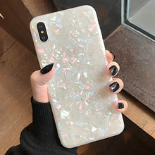 Load image into Gallery viewer, iPhone Xs Max Case,iPhone Xs Max Phone Case, Manleno Slim Fit Colorful Pearly Lusture Cover Case Protective Flexible TPU Silicone Rubber Case for iPhone Xs Max 6.5&quot; (Pearl White)